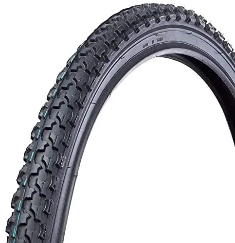 Produktbild: Prophete Fahrradreifen 26 x 1,90 (50-559) für Mountainbikes, vielseitiges ATB-Reifenprofil, schwarz – Perfekt für Straße und Gelände