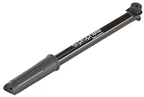 Produktbild: Prophete Luftpumpe für Dunlop- und Patentventil, Fahrrad-Luftpumpe, Länge 380 mm, Farbe schwarz