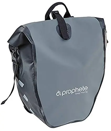 Produktbild: Prophete Seitenpacktasche | Fahrradtasche | grau | Volumen: 20 Liter | wasserdicht