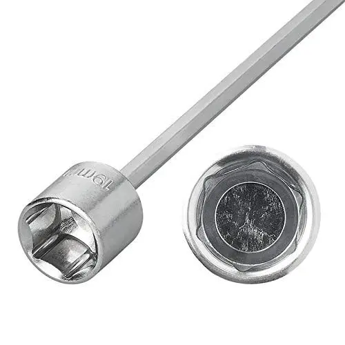 Produktbild: ProPlus 360029 Akkuschrauber Aufsatz Verlängerung mit 19mm Nuss für Kurbelstützen Länge 44cm für Wohnmobil & Wohnwagen, 28