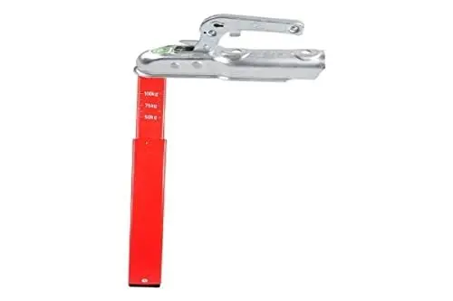 Produktbild: ProPlus 360840 Deichselwaage Stützlastwaage Wohnwagen Anhänger max. 100kg Stützlast Farbe rot