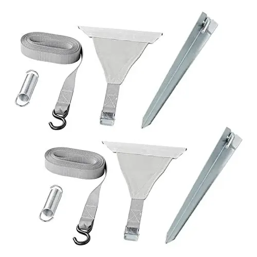 Produktbild: ProPlus 361729 Abspannset Abspannband Set 2x4,8M mit Kederbefestigung für Markisenschiene