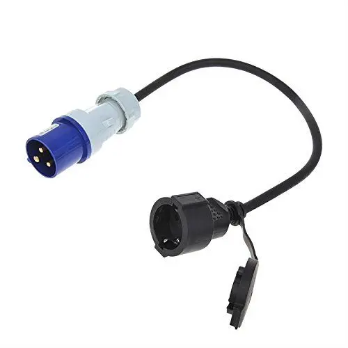 Produktbild: ProPlus Adapterkabel 40cm von CEE Stecker nach Schuko Steckdose