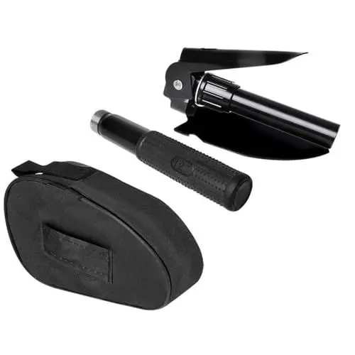 Produktbild: ProPlus Folding Shovel 770426 Klappspaten mit Harke, mit Sägekante, mit Tasche