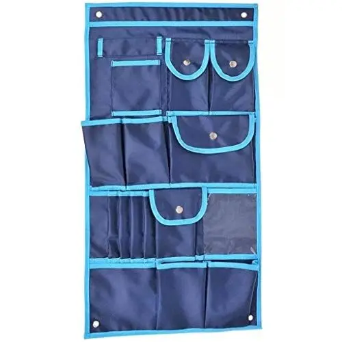 Produktbild: ProPlus 362066 Hängetasche Hängeaufbewahrung Hängeorganizer 17 Fächer Breite 39cm x Länge 74cm Farbe blau
