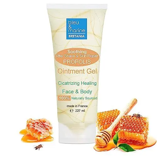 Produktbild: Propolis Gel 227ml Gesichtsreinigung Empfindliche Haut Unvollkommene Haut Beruhigende Rasur Beruhigende Juckreizlinderung Feuchtigkeitsspendende Haut und Lippen After sun After shave