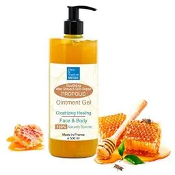 Produktbild: Propolis Gel Pferd, Heilgel, Propolis-Reliefsalbe, antimikrobielle Eigenschaften, beschleunigt die Heilung, Antioxidans, beruhigend und feuchtigkeitsspendend, Risse, Akne-Gel, Propolis Salbe 500 ml