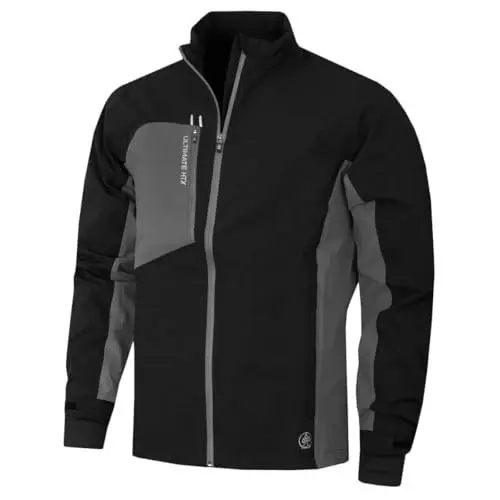 Produktbild: Proquip Herren Ultimate HTX Golfjacke - Schwarz/Grau - L
