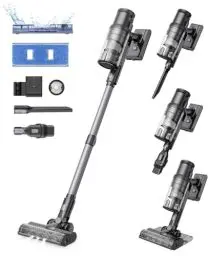 Produktbild: Proscenic P11 Mopping Akku Staubsauger kabellos mit Wischfunktion, 35KPA/500W/50Min Staubsauger und Mop 2 in 1, Akkusauger Kabellos Anti-Tangle für Teppich/Vorhang/Haustierhaarn