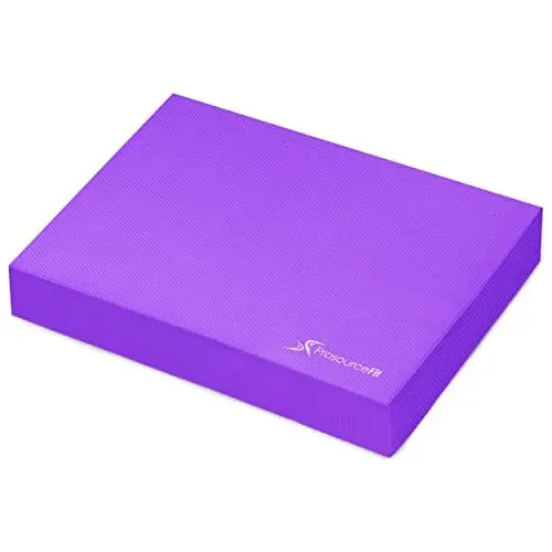 Produktbild: ProsourceFit Exercise Balance Pad – Non-Slip Cushioned Foam Mat & Knee Pad for Fitness and Stability Training, Yoga, Physical Therapy 15.5”x12.75”