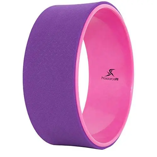 Produktbild: ProsourceFit Yoga Wheel Prop 12” for Improving Yoga Poses, Backbends, Flexibility, Balance, Stretching, Relaxation