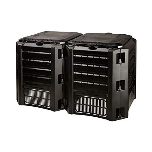 Produktbild: Komponist 800 l Prosperplast Compoteen -Kunststoffmodul in Schwarz, 82,6 (hoch) x 135 (Breite) x 71,9 (tief) cms