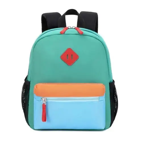 Produktbild: PROTAURI Rucksack Kinder - Mädchen Jungen Kindergartenrucksack Kleinkind lässig Schulranzen Büchertasche mit Brustgurt Kindertasche für Schule Reisen 2-5 Jahre