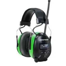 Produktbild: PROTEAR Gehörschutz mit Bluetooth 5.3 DAB+/FM Radio Ohrenschützer, mit wiederaufladbarer Lithium-Batterie der großen Kapazität, für Werkstatt, Garten, Mähen, Sägen, Bau, Traktor Fahren, SNR 30dB
