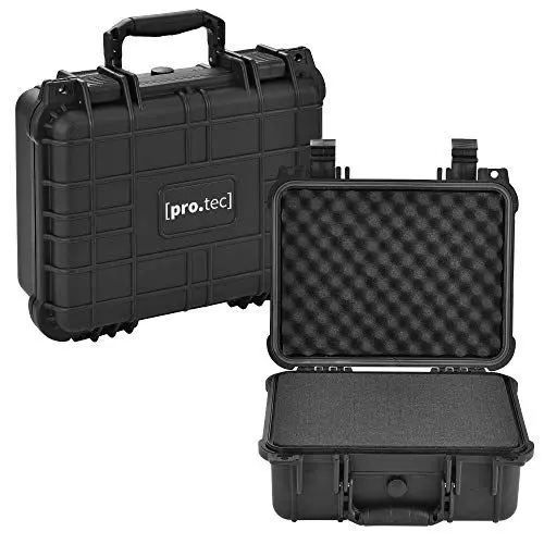 Produktbild: pro.tec Schutzkoffer 35 x 29,5 x 15 cm Waffenkoffer Universalkoffer Transportkoffer Fotokoffer Kamerakoffer IP55