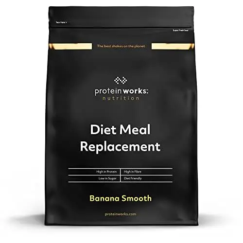 Produktbild: Protein Works Diät Mahlzeitenersatz | 250 Kalorien Trinkmahlzeit | Diet Trinkmahlzeit | Meal zum Abzunehmen | 28 Servings | Banana Smooth | 2kg