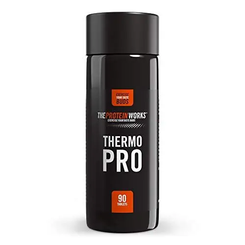 Produktbild: Protein Works Thermopro Tabletten | Preworkout Supplement mit Koffein | Reduziert Müdigkeit & Erschöpfung | Hilft beim Abnehmen | 90 Kapseln