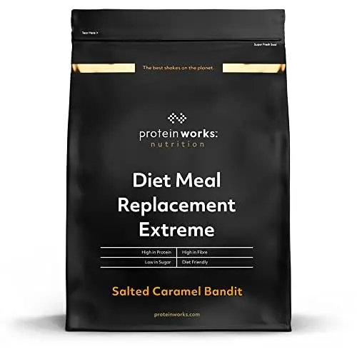 Produktbild: Protein Works - Diet Meal Replacement Extreme | 200 Kalorien pro Trinkmahlzeit | Diät Trinkmahlzeit | Abnehm Shake | 16 Servings | Salted Caramel | 1kg