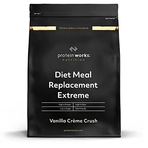 Produktbild: Protein Works - Diet Meal Replacement Extreme | 200 Kalorien pro Trinkmahlzeit | Diät Trinkmahlzeit | Abnehm Shake | 33 Servings | Vanillecreme | 2kg