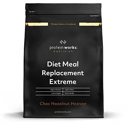 Produktbild: Protein Works - Diet Meal Replacement Extreme | 200 Kalorien pro Trinkmahlzeit | Diät Trinkmahlzeit | Abnehm Shake | 33 Servings | Schoko Haselnuss Himmel | 2kg