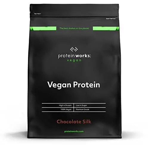 Produktbild: Protein Works - Vegan Protein, Pflanzlicher Proteinshake, Veganes Proteinpulver, Glutenfrei, 16 Shakes, Chocolate Silk, 500g