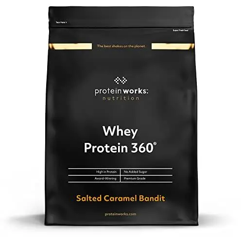 Produktbild: Protein Works - Whey Protein 360 | Mit zusätzlichen Vitaminen | Whey Proteinpulver | Whey Eiweißpulver | 20 Servings | Salted Caramel | 600g