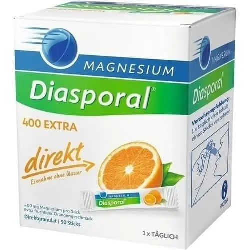 Produktbild: Protina Pharmazeutische GmbH, MagnesiumDiasporal 400 EXTRA direkt Direktgranulat50St, Farblos, (Pack of 50)