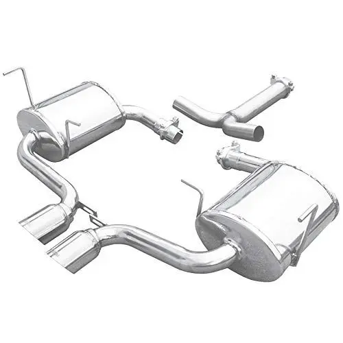 Produktbild: InoXcar 100% Edelstahl Sportauspuff kompatibel mit Mini Cooper R53 1.6 Cooper S 170PS 2001-2006 Ø 57 Zentral 2x80mm Racing