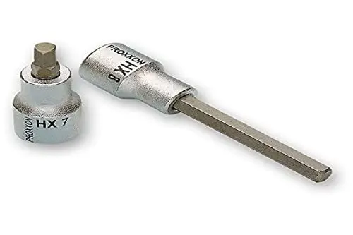 Produktbild: PROXXON 23485 Innensechskant Einsatz HX7 7mm Länge 100mm Antrieb 12,5mm (1/2