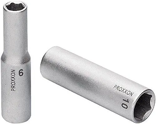 Produktbild: PROXXON 23775 Tiefbett Steckschlüsseleinsatz / Nuss 12mm Antrieb 6,3mm (1/4