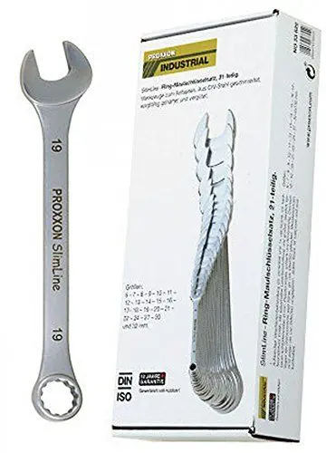 Produktbild: PROXXON 23822 Ring-Maulschlüsselsatz Größe 6 - 32 mm Serie SlimLine