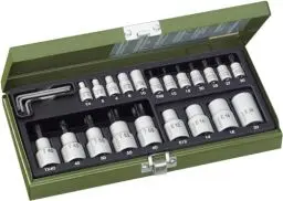 Produktbild: Proxxon 23102 TX-Steckschlüssel Spezialsatz Innen- und Außen Torx mit 6,3mm (1/4