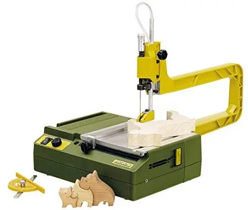 Produktbild: Proxxon 27088 Dekupiersäge DS 230/E (Elektro Laubsäge·· 85 W·· inkl. Sägeblätter·· Arbeitsplatte 160 x 160 mm)