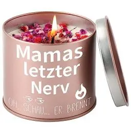 Produktbild: PRSTENLY Geschenke für Mama, 9OZ Stumpenkerzen Mit Spruch für Den Beste Mama, Weihnachtsgeschenke Geburtstagsgeschenk für Mama Frauen, Geschenk Mutter Frau zum Weihnachten Muttertag Geburtstag