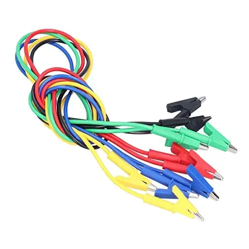 Produktbild: Prüfkabel für Überbrückungsdraht, vernickeltes PVC-umwickeltes Prüfkabel für den Stromanschluss zum Testen