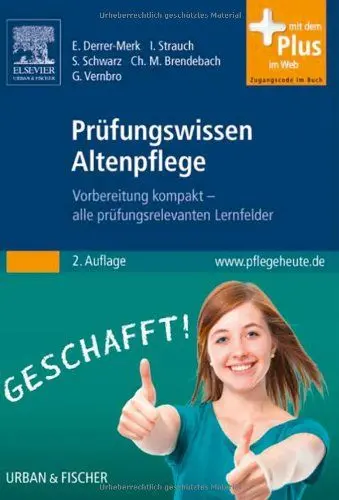 Produktbild: Prüfungswissen Altenpflege: Vorbereitung kompakt – alle prüfungsrelevanten Lernfelder - mit www.pflege-heute.de Zugang