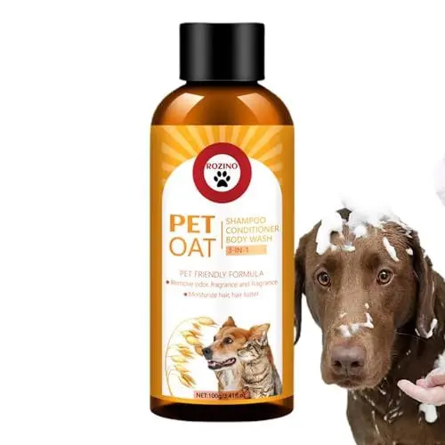 Produktbild: Pruojhw Hundeshampoo und Spülung,Hundeshampoo - Welpen-Tiefenreinigungsshampoo | Hundeshampoo und Spülung befeuchten Haustiershampoo für stinkende Hundewelpen mit Duft