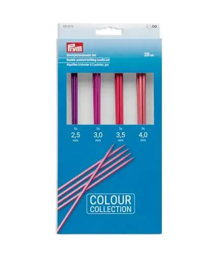 Produktbild: Prym 191972 Strumpfstricknadel-Set ALU, farbig 2,5-4/20