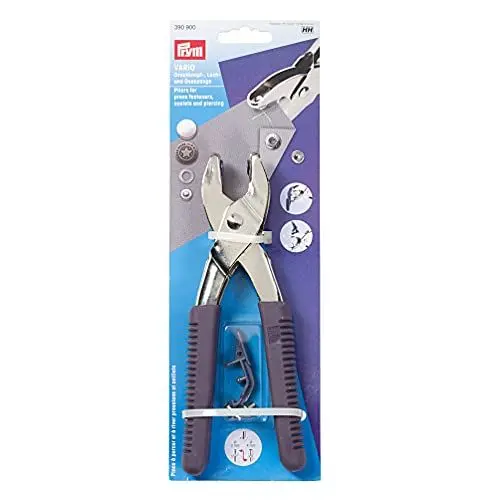 Produktbild: Prym 41163 390900 Vario-Zange mit Lochwerkzeugen, Violett, Metall