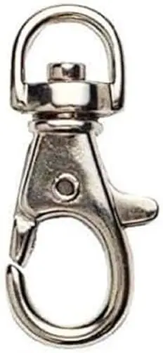 Produktbild: Prym 417.900 Karabinerhaken, 7/38 mm, silberfarben, 1 Stück Snap Hook, Edelstahl, Silver, Einheitsgröße