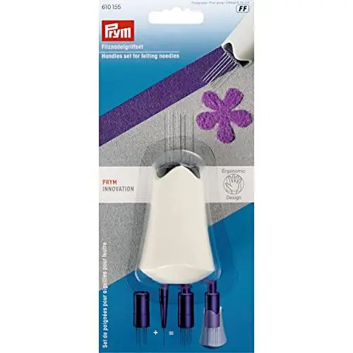 Produktbild: Prym 610-155 610155 Filznadelgriffset Griffset für Filznadeln, Kunststoff, Blue, Einheitsgröße