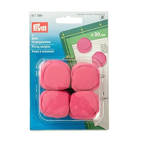 Produktbild: Prym 611389 Fixiergewichte Mini, 30 mm pink