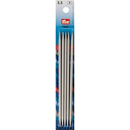 Produktbild: Prym Handarbeitszubehör Strumpfstricknadeln 15cm 3,5mm, Grau