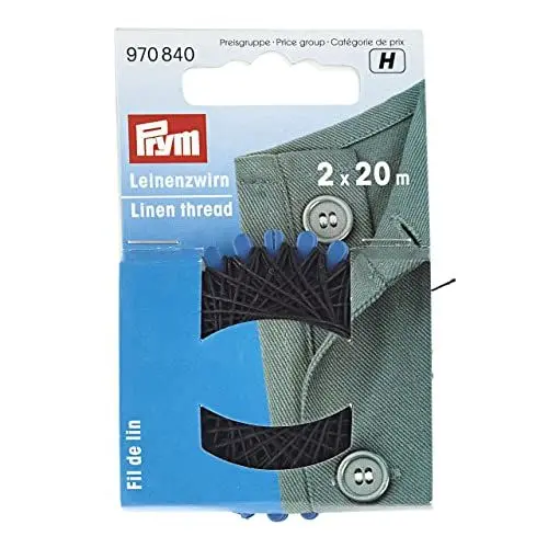 Produktbild: Prym Linen thread 20m black 2pc