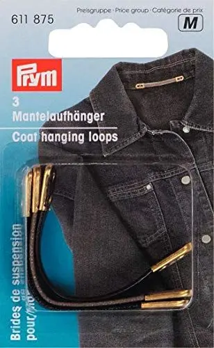 Produktbild: Prym - Kunstleder Sortiment Mantelaufhänger - 3 Stücke