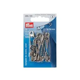 Produktbild: Prym Sicherheitsnadeln, 27/38/50mm, Sortiert, schwarz, 18 Stück, Stahl