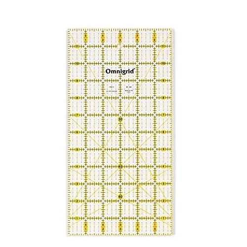 Produktbild: Prym Universal 6 x 12 inch Omnigrid Lineal, Kunststoff, transparent