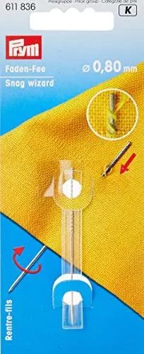 Produktbild: Prym, Ø 0,80 mm 611836 Faden-Fee Ziehfaden-Nadel-Fangnadel, Stahl, silberfarbig, 1 Stück