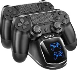 Produktbild: PS4 Controller Ladestation, Playstation 4 Controller Ladestation mit 1,8 Stunden Ladechip, PS4 Charger Dock Staion, Controller Ladestation für Sony Playstation 4/PS4/Pro/PS4 Slim Controller
