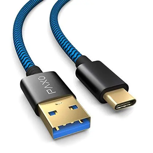 Produktbild: PS5 Controller Ladekabel, 3m USB C Kabel für Sony PS5, Microsoft Xbox Wireless Controller blau-schwarz